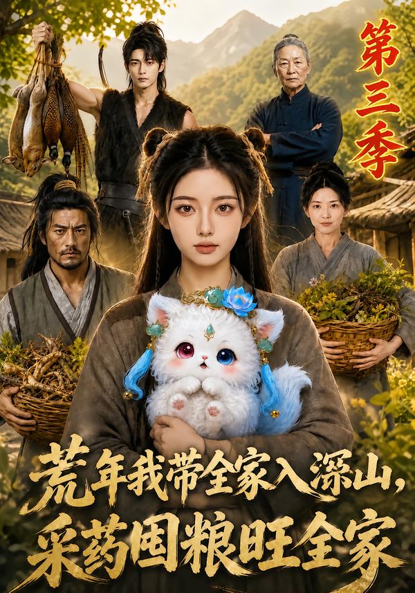 荒年我帶全家入深山，採藥囤糧旺全家第三季 短劇封面
