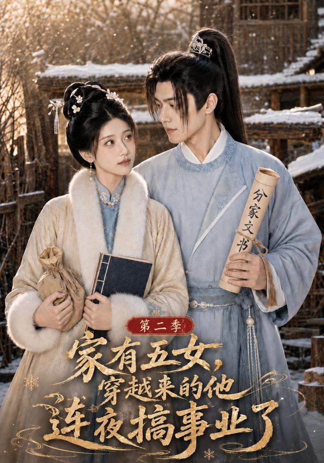 家有五女，穿越來的他連夜搞事業了第二季 短劇封面