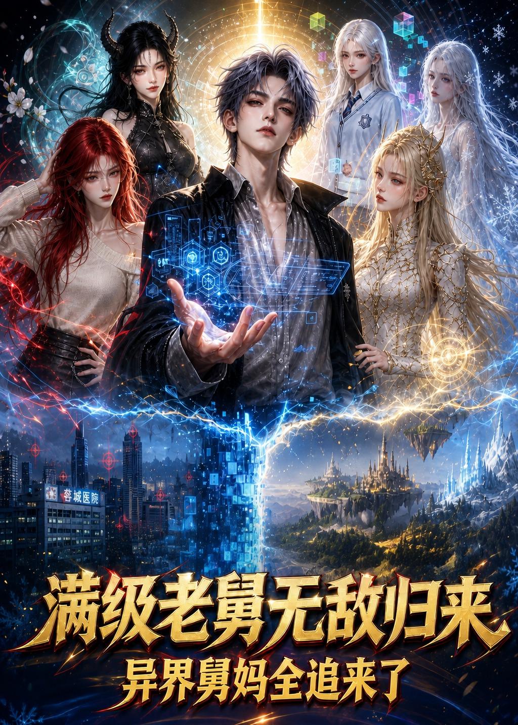 滿級老舅無敵歸來，異界舅媽全追來了 短劇封面