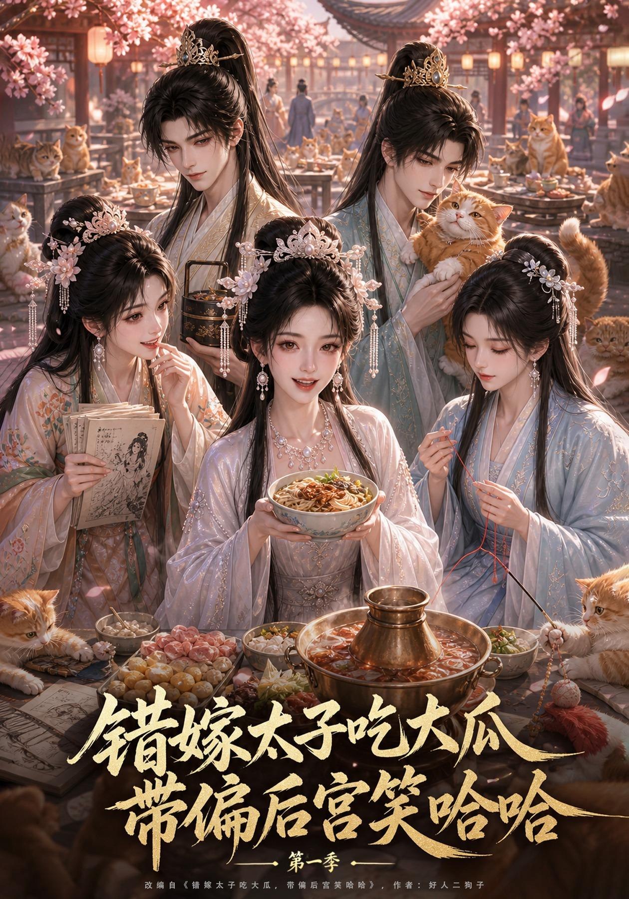錯嫁太子吃大瓜，帶偏後宮笑哈哈第一季 短劇封面