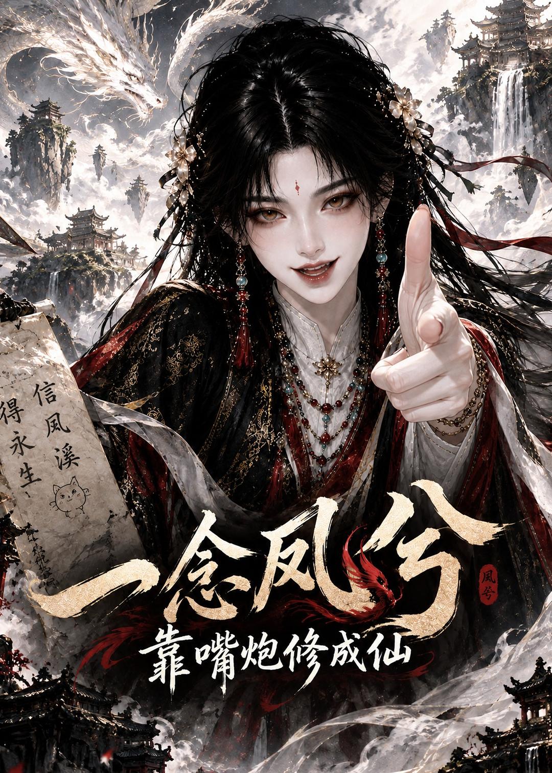一念鳳兮：靠嘴炮修成仙 短劇封面