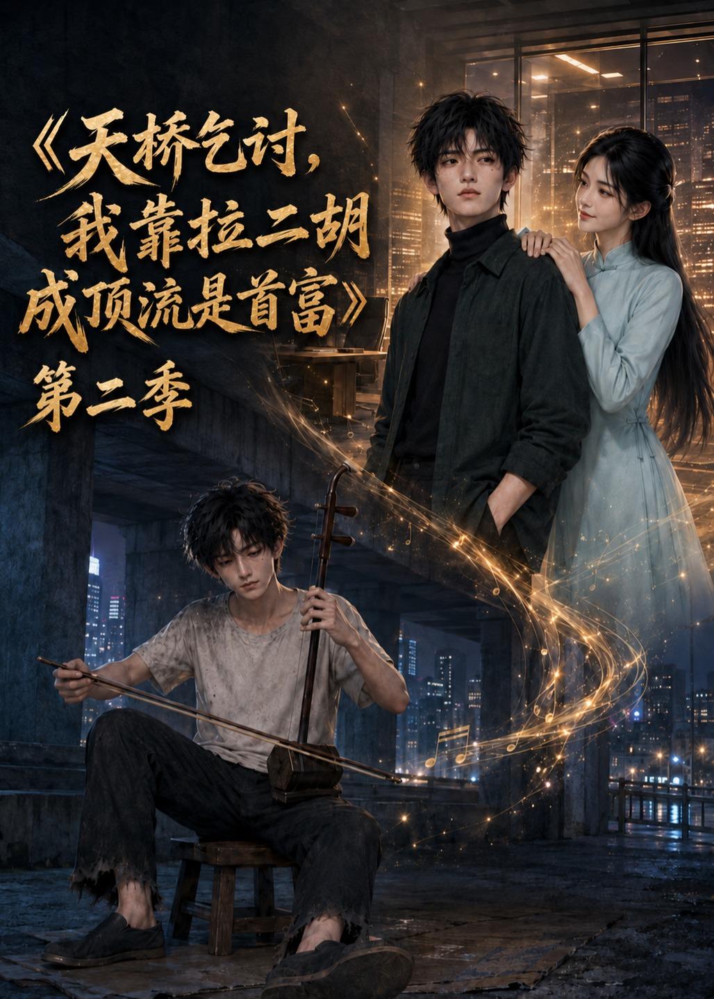 天橋乞討，我靠拉二胡成頂流是首富第二季 短劇封面
