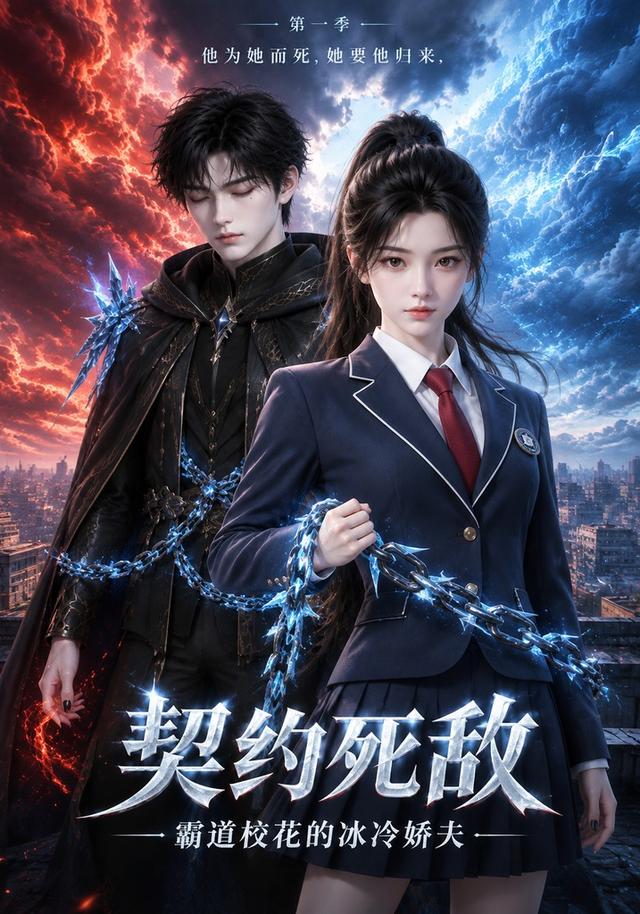 契約死敵：霸道校花的冰冷嬌夫 短劇封面