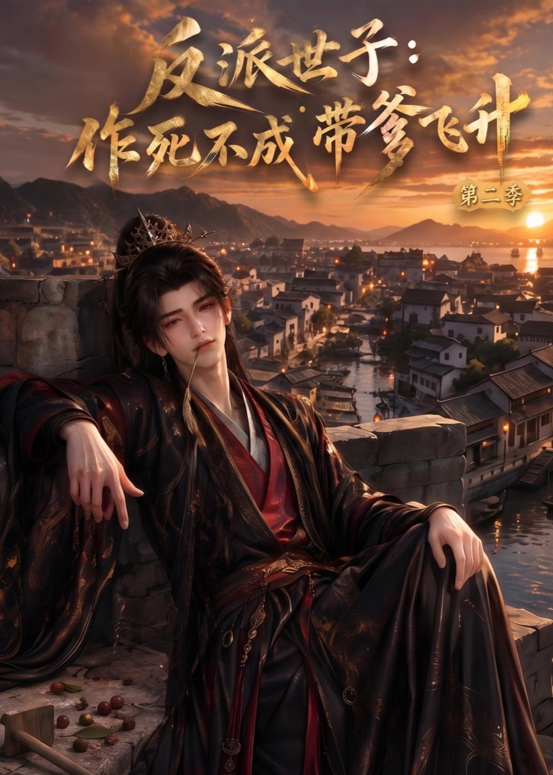 反派世子：作死不成帶爹飛昇第二季 短劇封面