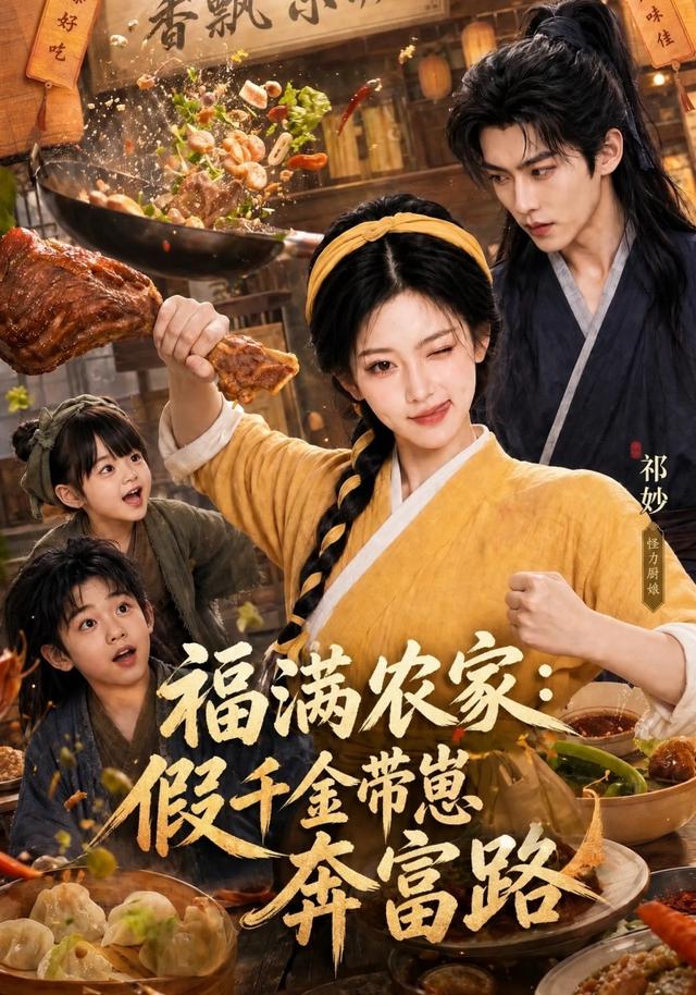 福滿農家：假千金帶崽奔富路 短劇封面