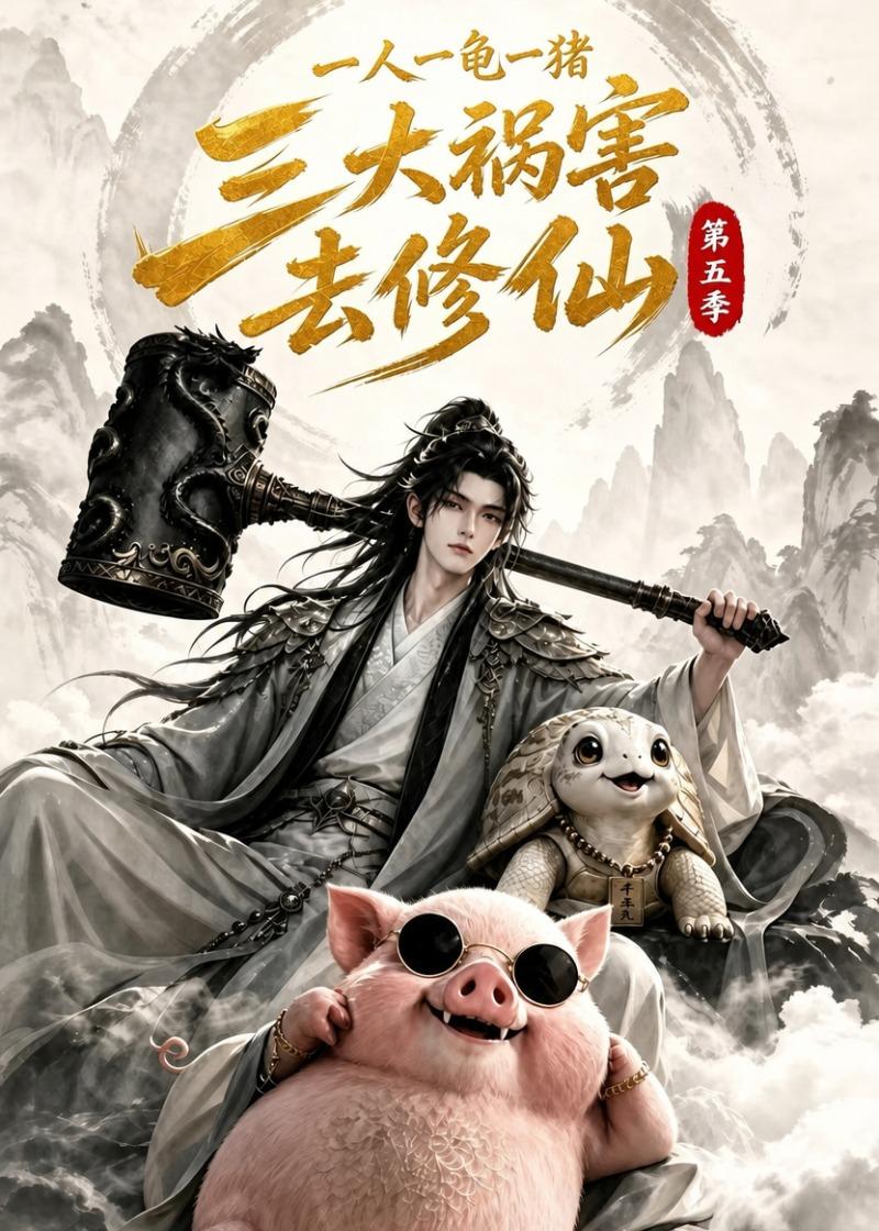 一人一龜一豬，三大禍害去修仙第五季 短劇封面