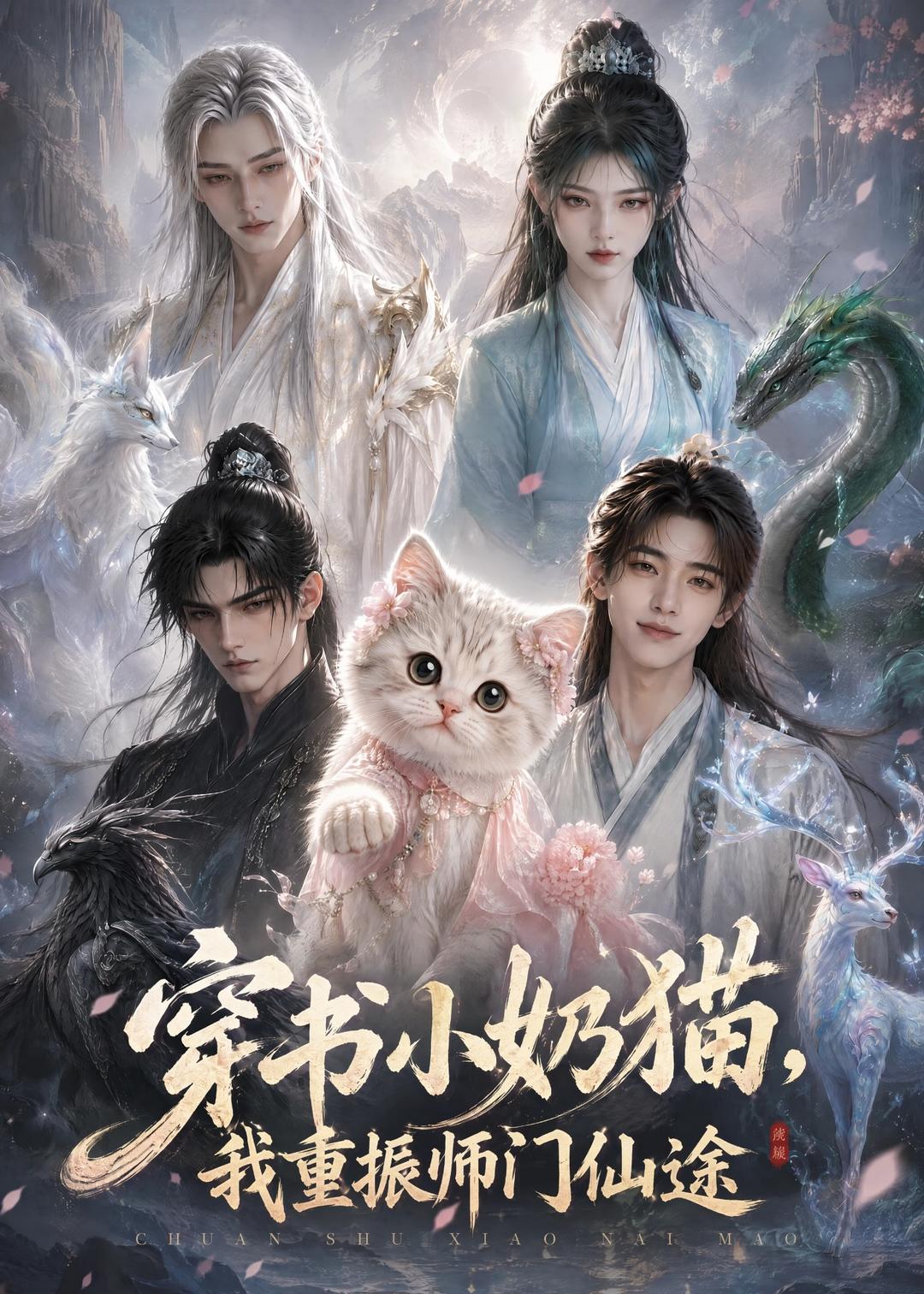 穿書小奶貓，我重振師門仙途 短劇封面