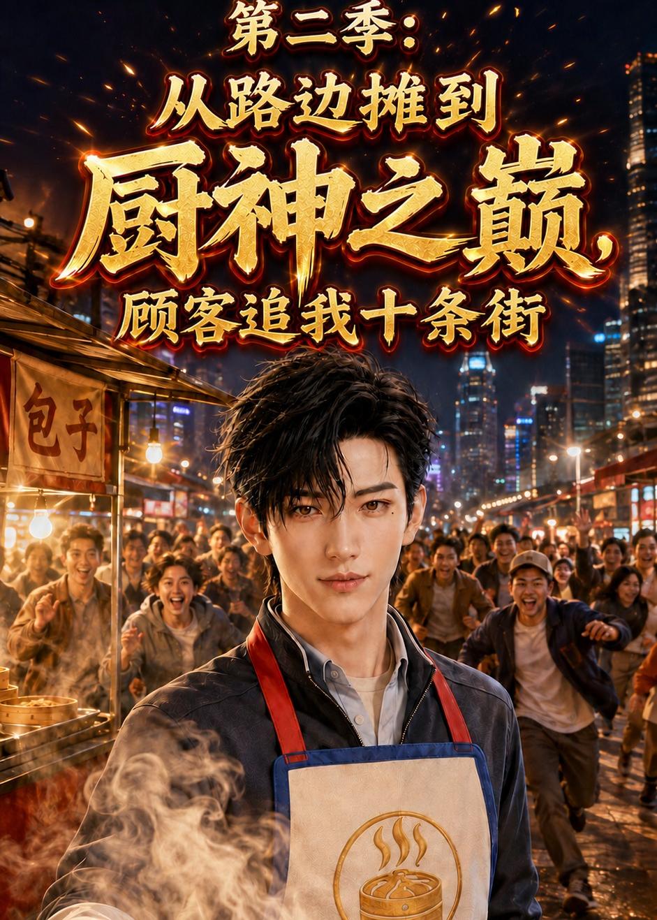 第二季從路邊攤到廚神之巔，顧客追我十條街 短劇封面