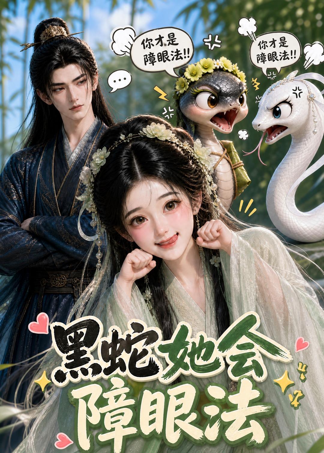 黑蛇她會障眼法 短劇封面