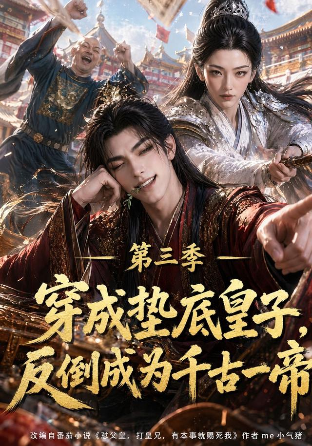 穿成墊底皇子，反倒成為千古一帝第三季 短劇封面