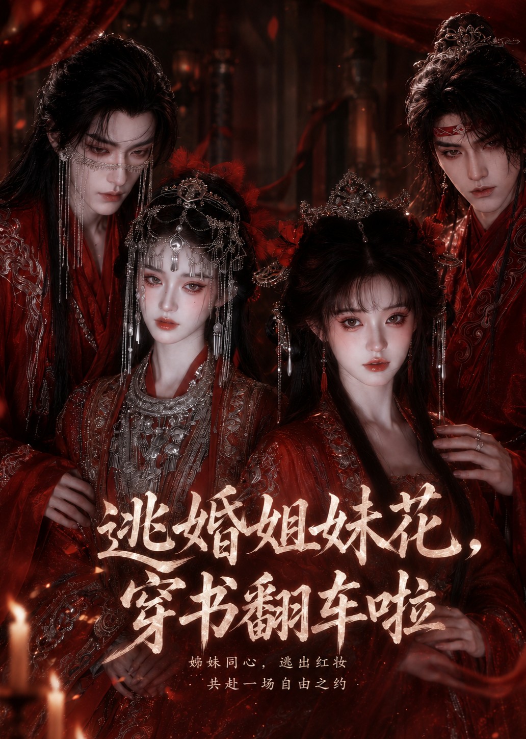 逃婚姐妹花，穿書翻車啦 短劇封面