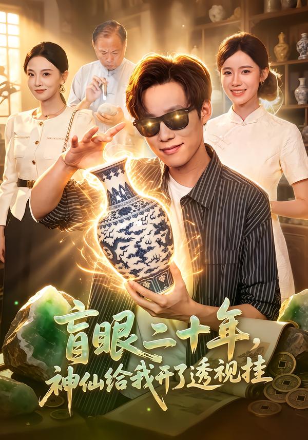 盲眼二十年，神仙給我開了透視掛 短劇封面