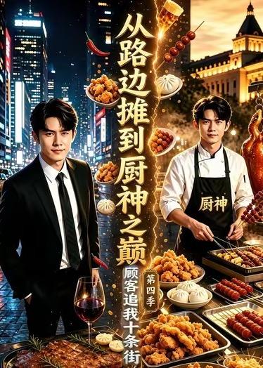 從路邊攤到廚神之巔，顧客追我十條街第四季 短劇封面
