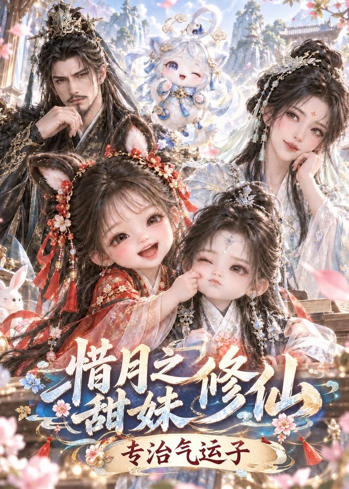 惜月之甜妹修仙專治氣運子 短劇封面