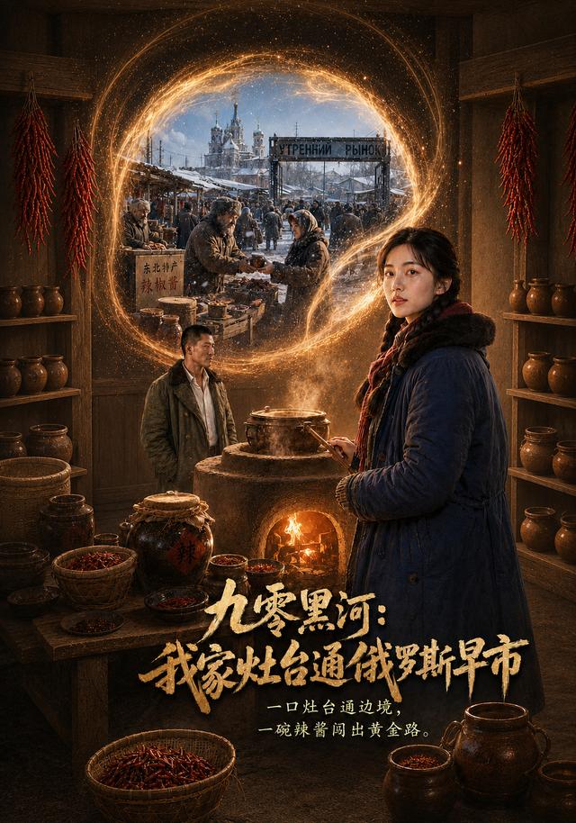九零黑河：我家灶臺通俄羅斯早市 短劇封面