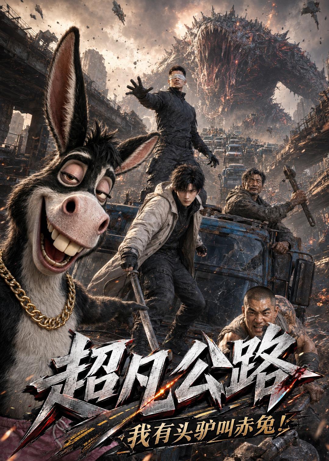 超凡公路：我有頭驢叫赤兔！ 短劇封面