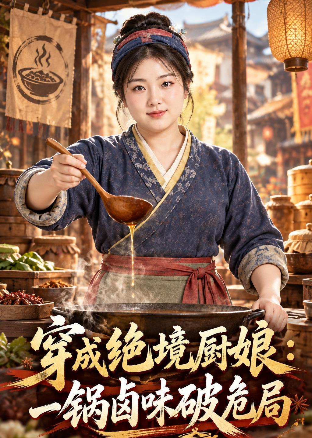 穿成絕境廚娘：一鍋滷味破危局 短劇封面