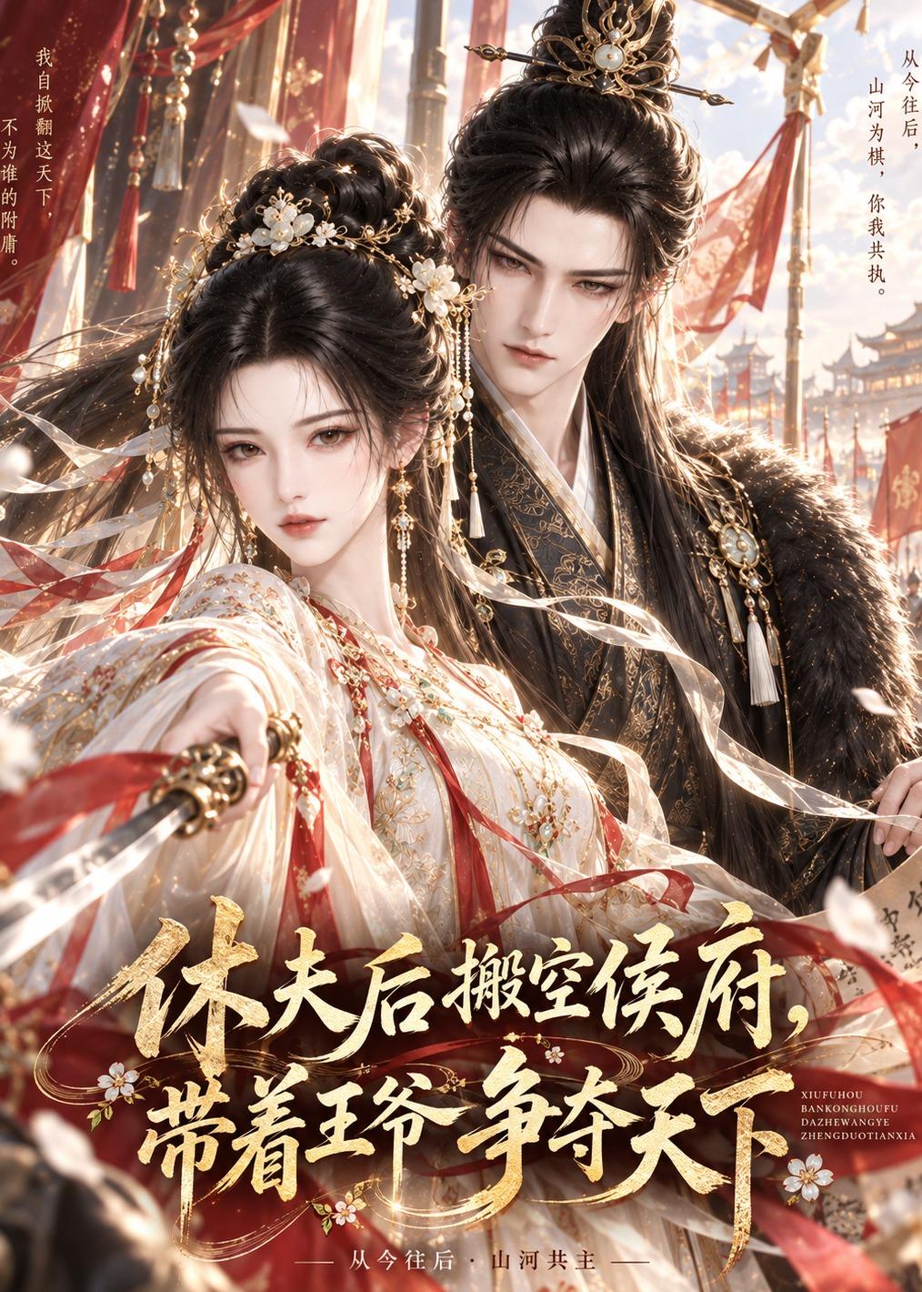 休夫後搬空侯府，帶著王爺爭奪天下 短劇封面
