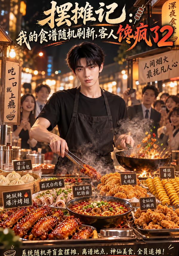 擺攤記：我的食譜隨機刷新，客人饞瘋了2 短劇封面