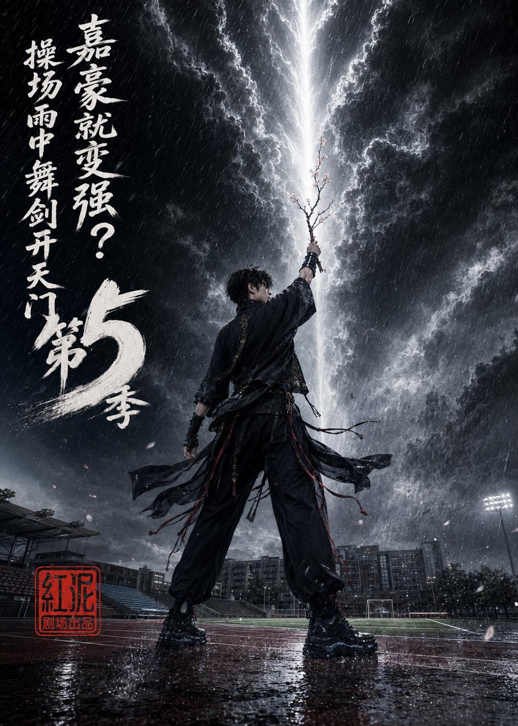 嘉豪就變強？操場雨中舞劍開天門第5季 短劇封面