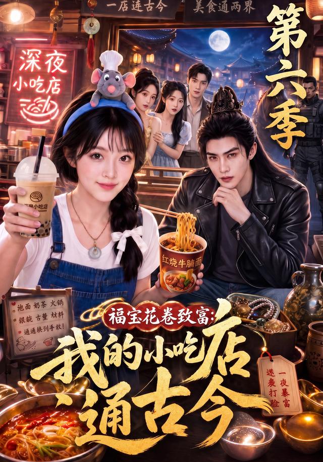 福寶花捲致富：我的小吃店通古今第六季 短劇封面