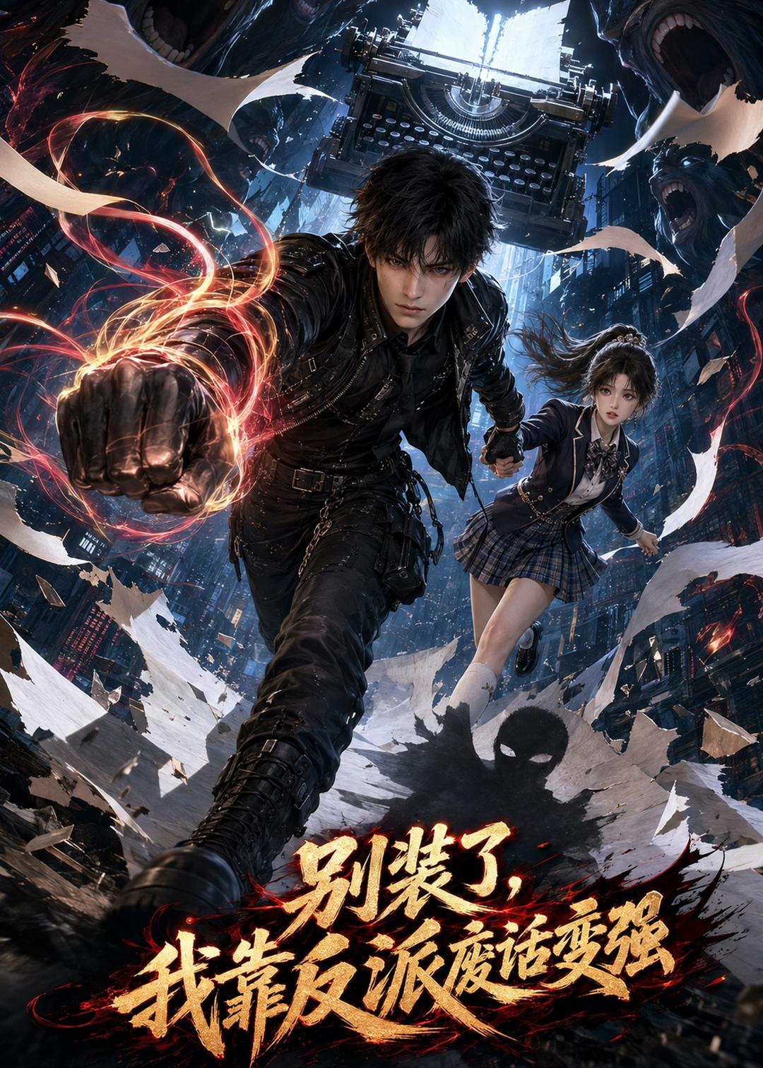 別裝了，我靠反派廢話變強 短劇封面