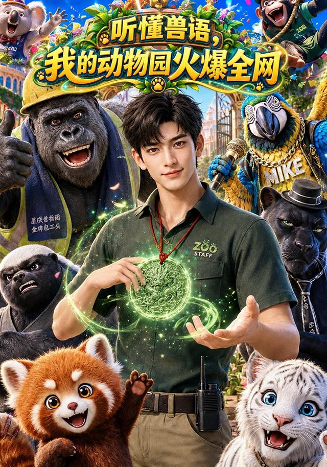 聽懂獸語，我的動物園火爆全網 短劇封面