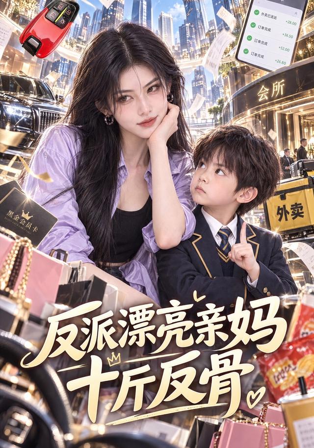 反派漂亮親媽十斤反骨！ 短劇封面