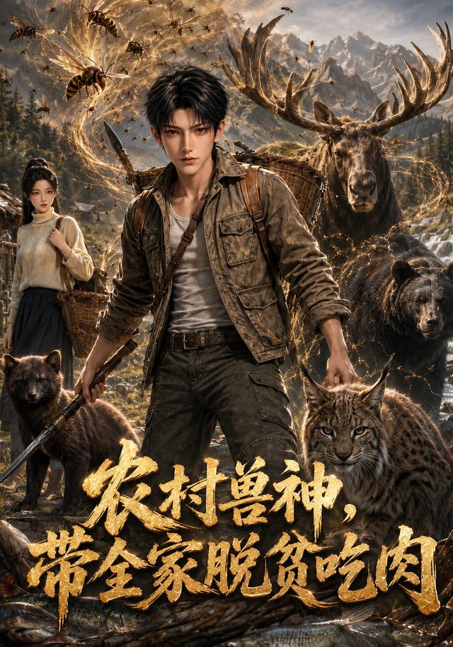 農村獸神，帶全家脫貧吃肉 短劇封面