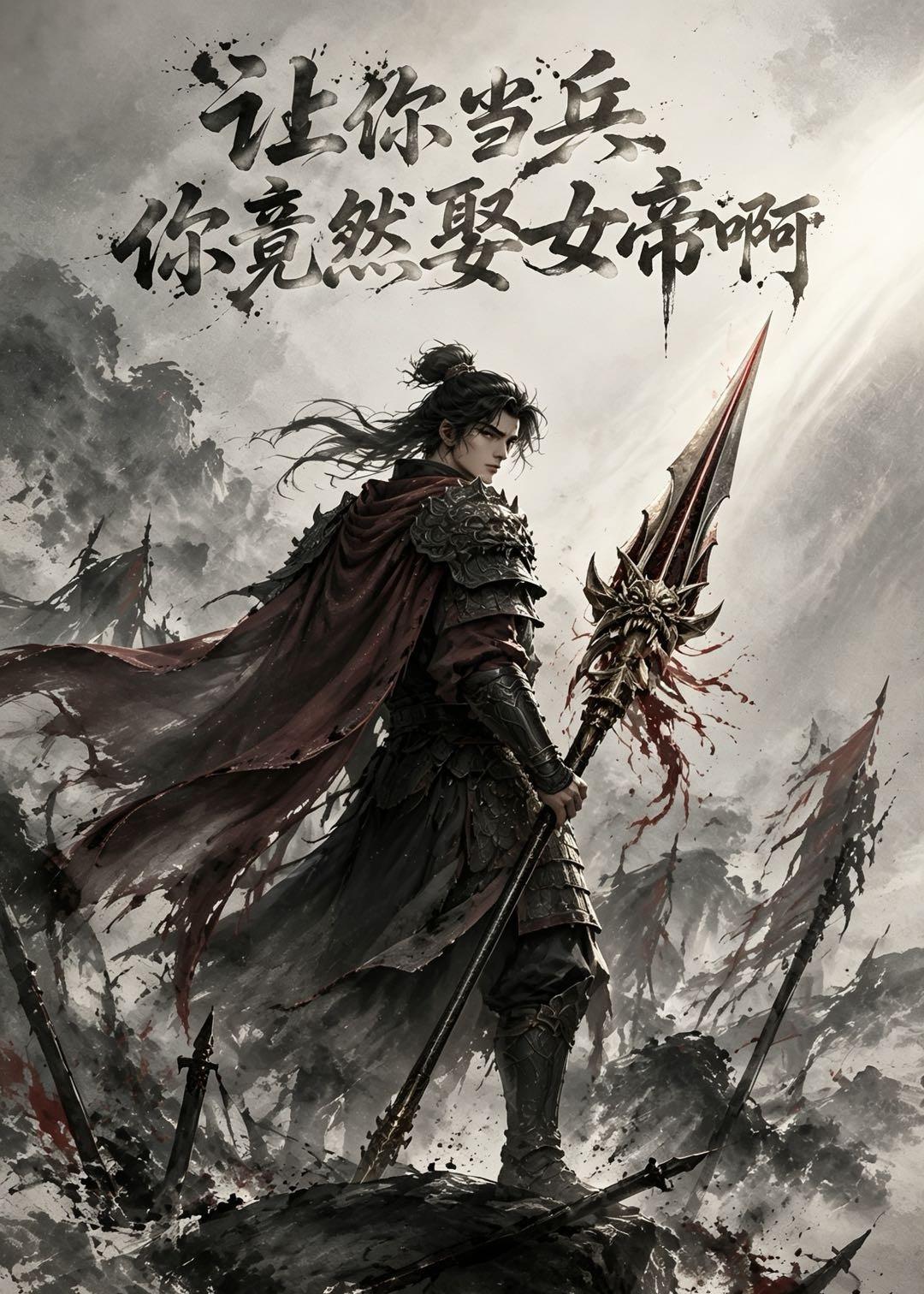 讓你當兵你竟然娶女帝啊 短劇封面