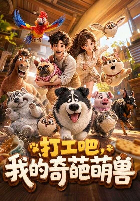 打工吧，我的奇葩萌獸 短劇封面