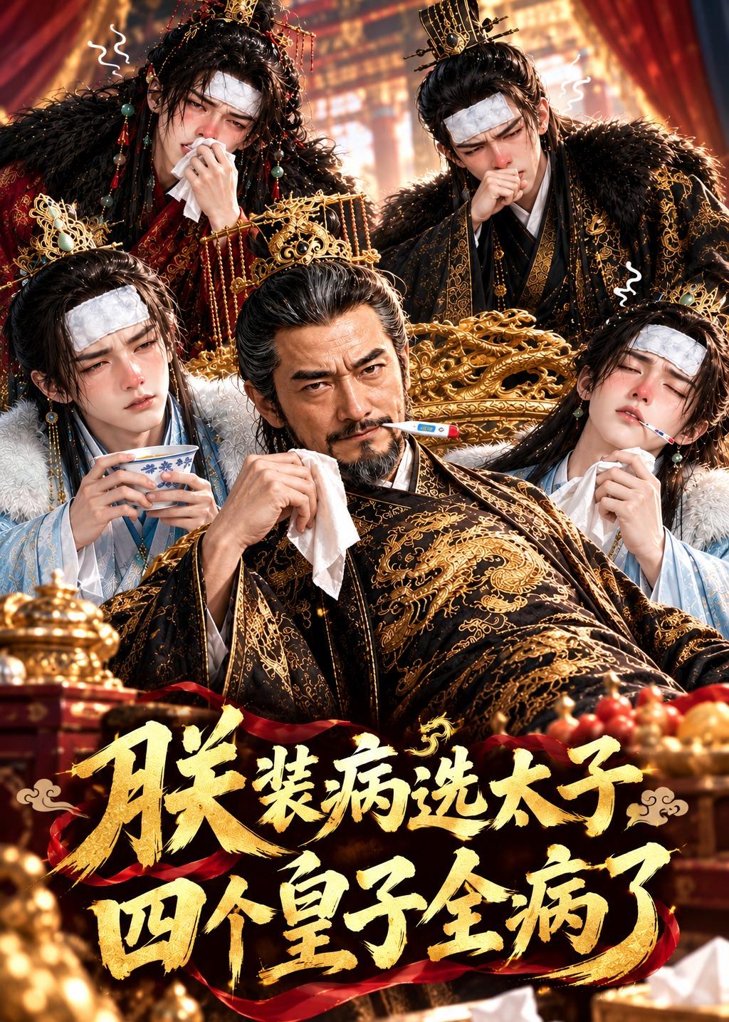 朕裝病選太子，四個皇子全病了 短劇封面