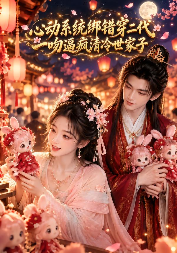 心動系統綁錯穿二代，一吻逼瘋清冷世家子 短劇封面